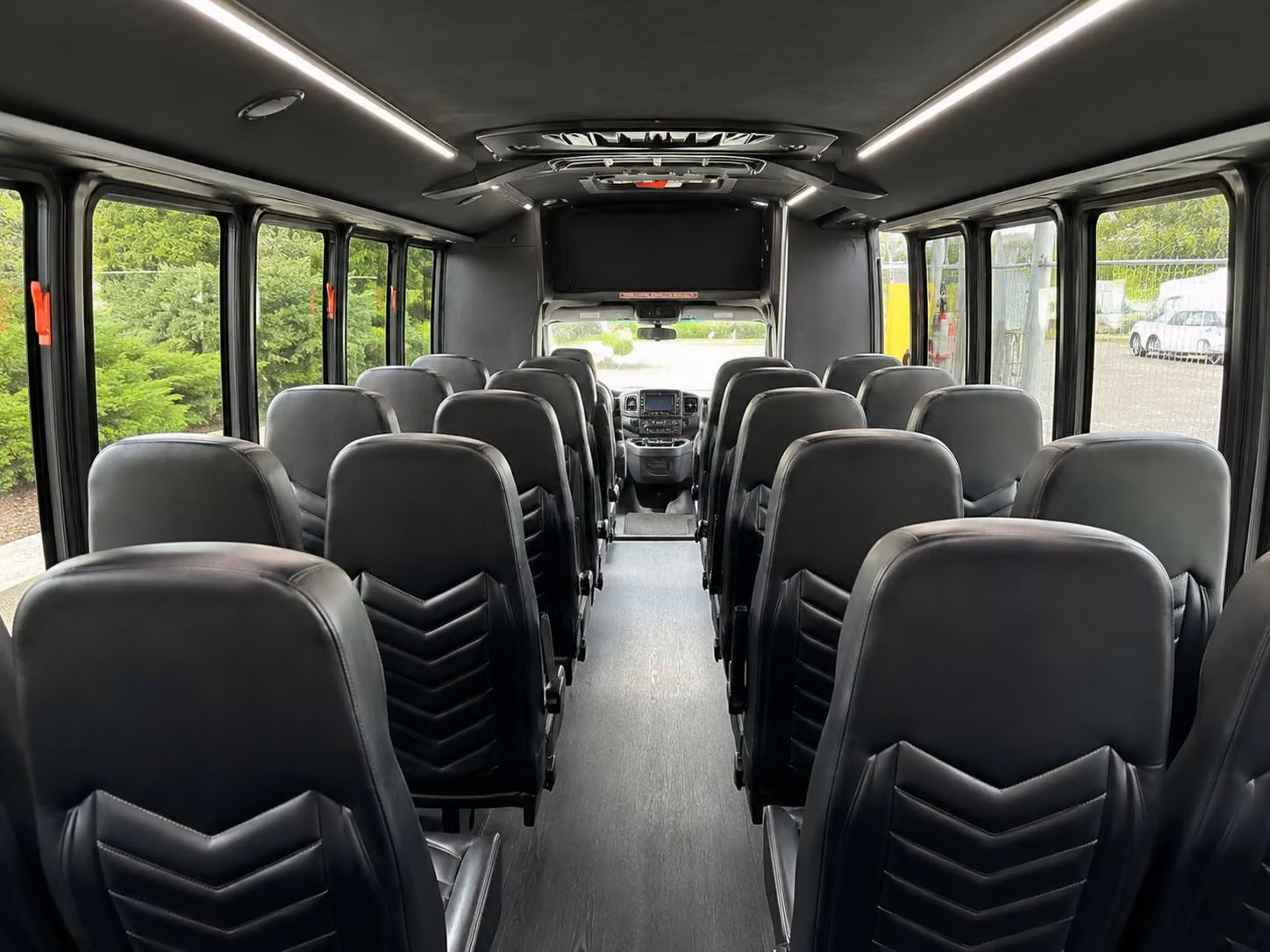 20 passenger minibus interior