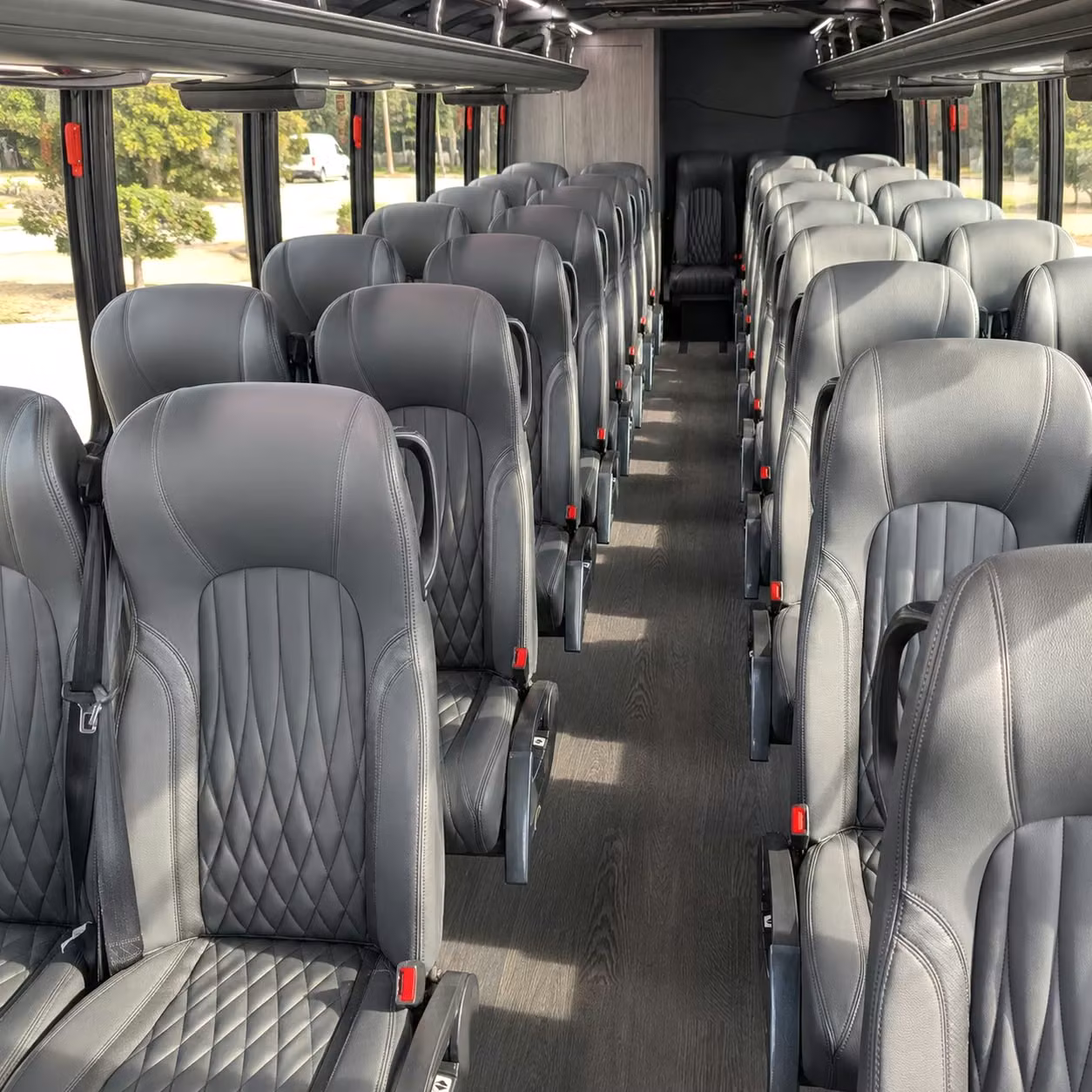 25 passenger minibus inside