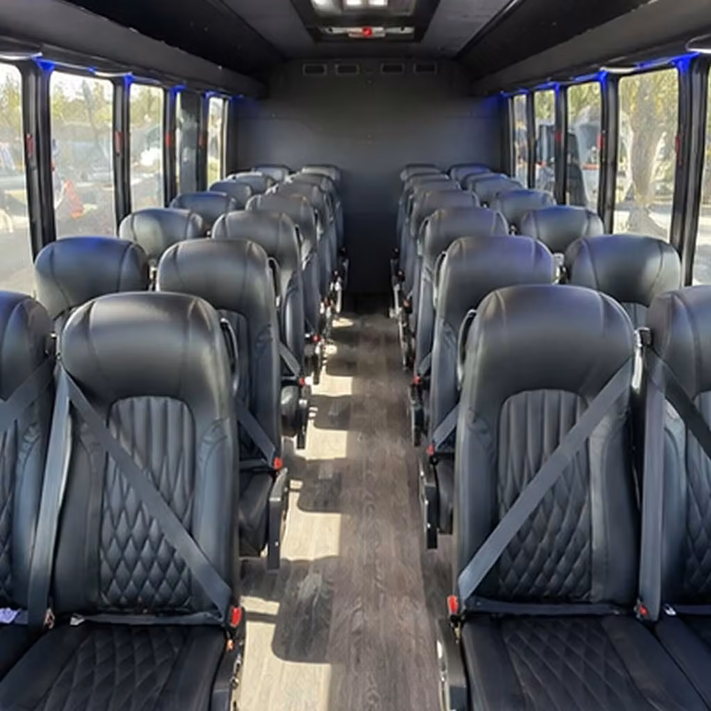 30 passenger minibus inside
