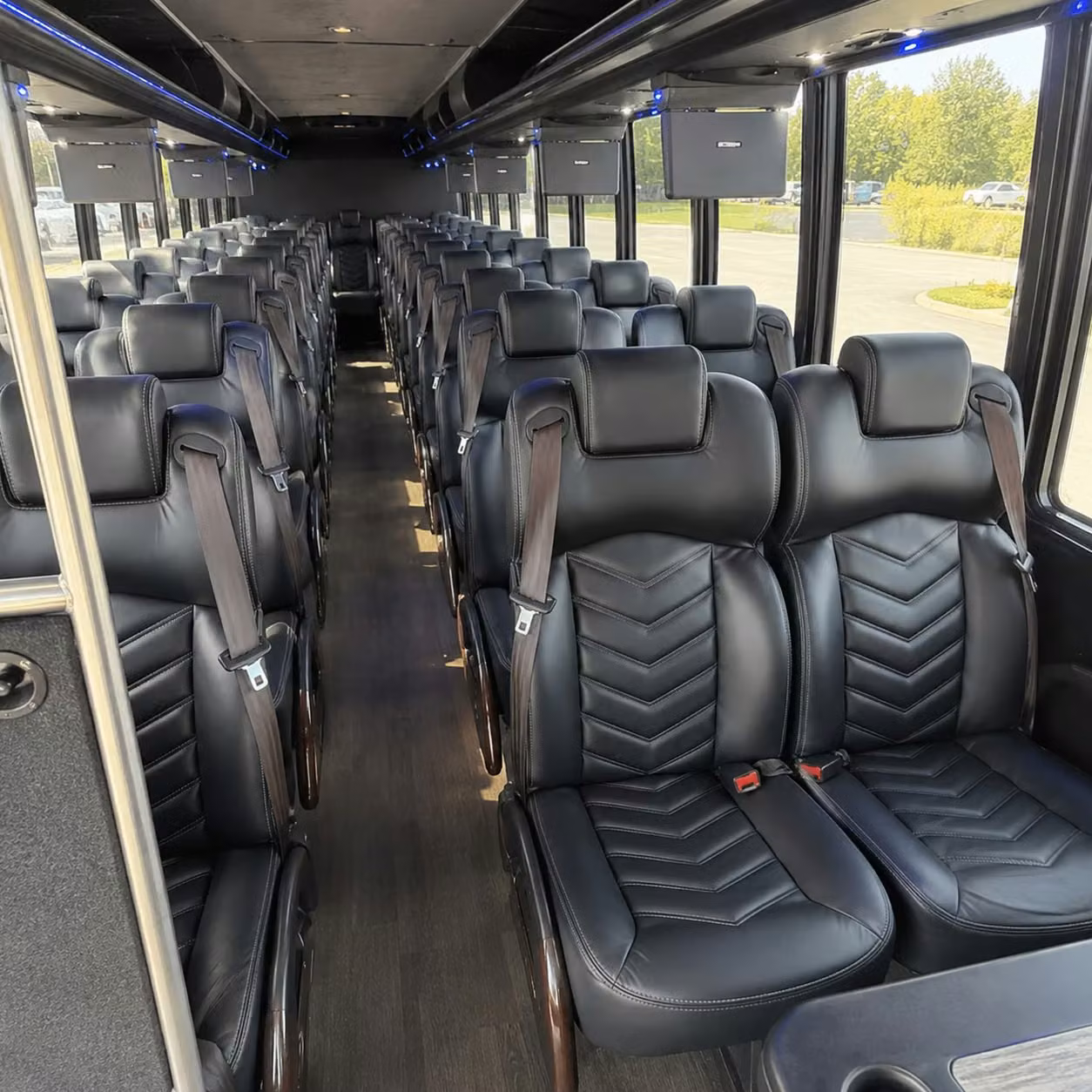 35 passenger minibus inside