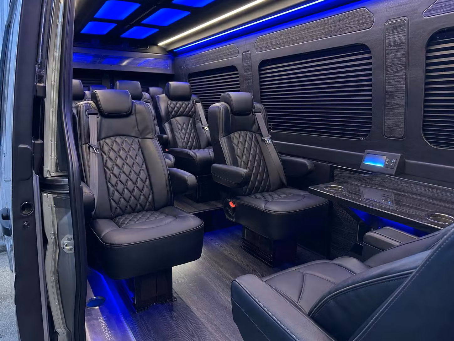 sprinter van transportation for groups and events across boca raton